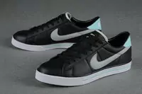 wholesale nike sweet classic leather si hommes chaussures 2013 black cyan